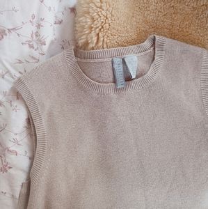 Taupe Sweater Tank Top